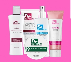 KIT DE LIMPEZA DERMARE (5 PRODUTOS)