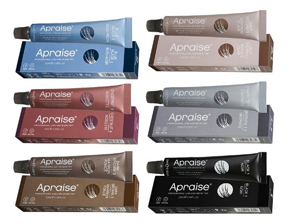 TINTURA PARA CILIOS, BARBA E SOBRANCELHAS APRAISE 20ml