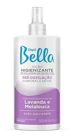 LOÇÃO HIGIENIZANTE LAVANDA E MELALEUCA DEPIL BELLA 500ml
