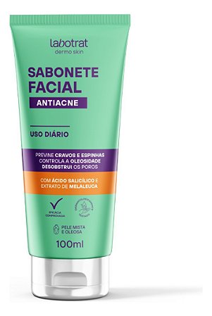 SABONETE FACIAL ANTI-ACNE LABOTRAT 100ml