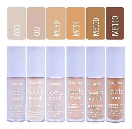CORRETIVO LIQUIDO MOOD RUBY ROSE 6,4ml