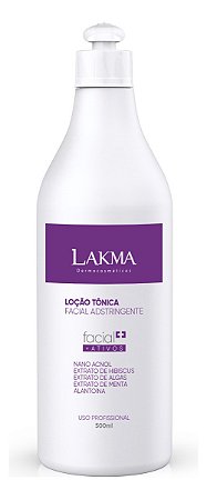 LOÇÃO TÔNICA FACIAL ADSTRINGENTE LAKMA 500ml
