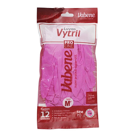 LUVAS DE LATEX VABENE 12 UNIDADES