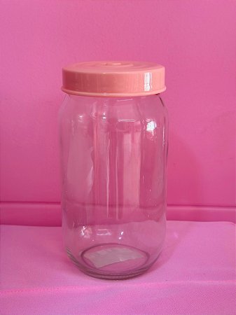 POTE GRANDE DE VIDRO REDONDO 1L