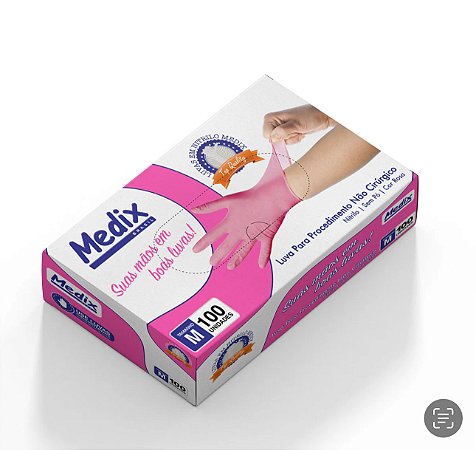 LUVAS NITRILICA MEDIX 100uni