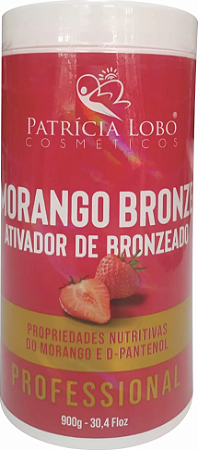 ATIVADOR DE BRONZEAMENTO MORANGO BRONZE PATRICIA LOBO 850g