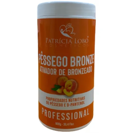 ATIVADOR DE BRONZEAMENTO PESSEGO BRONZE PATRICIA LOBO 900g