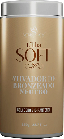 ATIVADOR DE BRONZEAMENTO NEUTRO SOFT PATRICIA LOBO 850g