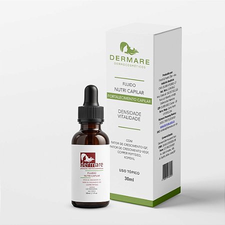 FLUIDO NUTRI CAPILAR DERMARE 30ML