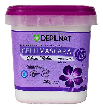 GELLIMASCARA PETALAS LILAS DEPILNAT 250g