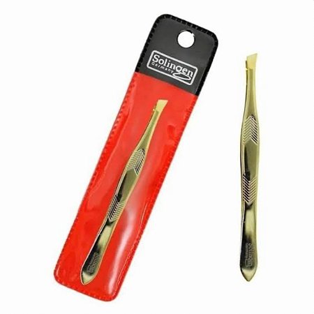 PINÇA SOLINGEN CHANFRADA PARA SOBRANCELHAS
