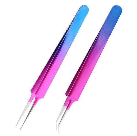 KIT DE PINÇAS PARA CILIOS  IMPORTADAS