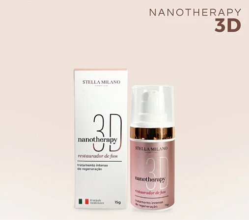 RESTAURADOR DE FIOS NANOTHERAPY 3D STELLA MILANO 15g