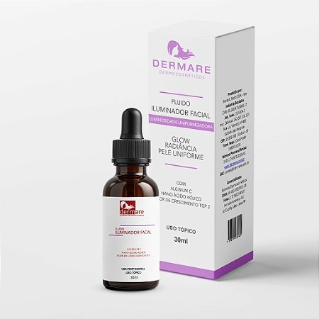 FLUÍDO ILUMINADOR FACIAL 30 ML - DERMARE