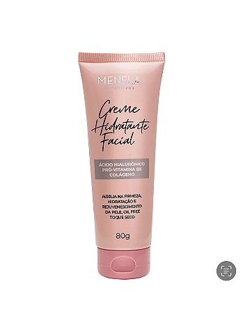 CREEME HIDRATANTE FACIAL MENELA 80g