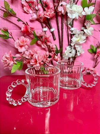 PAR DE XICARA CRISTAL