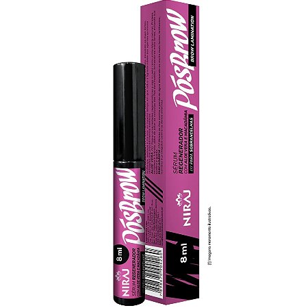 Sérum Niraj Regenerador Pós Brow Lamination - 8ml
