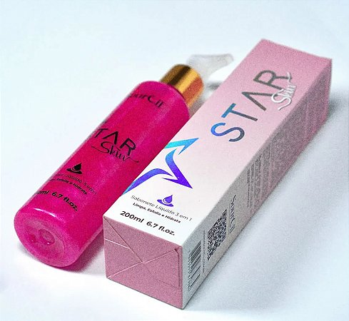 STAR SKIN SABONETE LÍQUIDO 3 em 1 SOURCIL  200ml