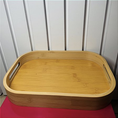 BANDEJA BAMBOO COM ALÇA 32CM