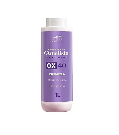 OX AMETISTA PLATINADO 40 VOLUMES 1Lts CAPILAR ESSÊNCIA