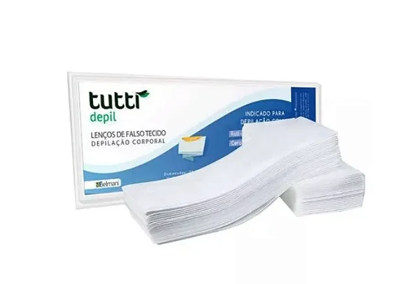 LENÇO DE FALSO TECIDO 100uni TUTTI DEPIL