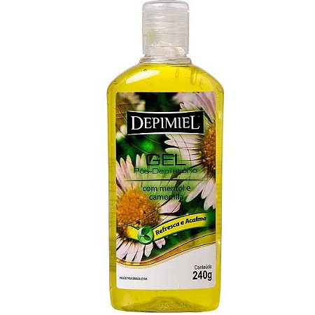 GEL PÓS DEPILATÓRIO CAMOMILA DEPIMIEL 240ml