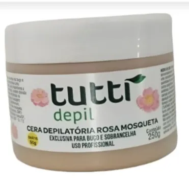 CERA DEPILATORIA ROSA MOSQUETA TUTTI DEPIL 250g