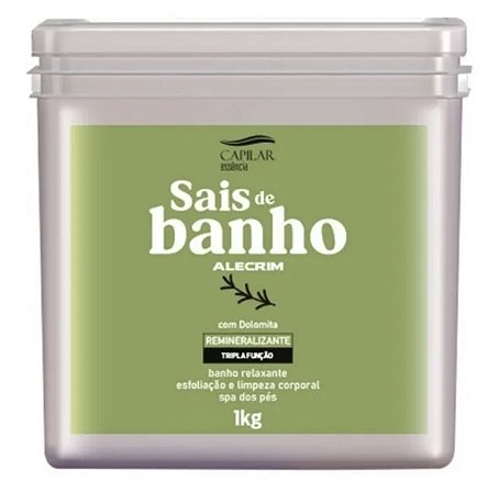 SAIS DE BANHO ALERIM CAPILAR ESSÊNCIA 1kg