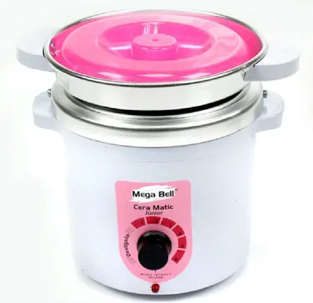 TERMOCERA AQUECEDOR DE CERA JÚNIOR 400G - BRANCO - COM REFIL - MEGA BELL