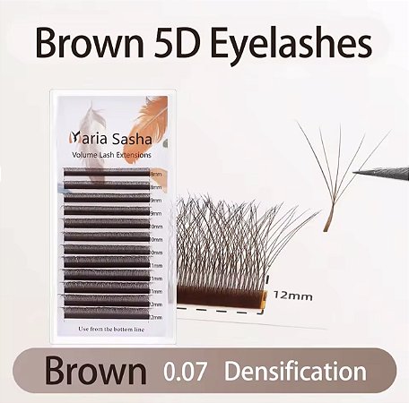 CILIOS 5DW 0.07M - MIX- MARROM- MARIA SASHA