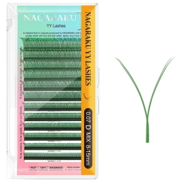 CÍLIOS NAGARAKU YY VERDE MIX 0.07D