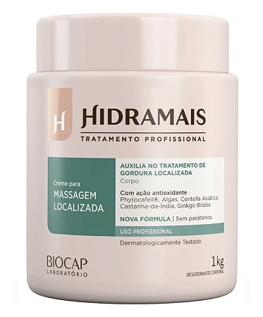 CREME PARA MASSAGEM LOCALIZADA 1kg HIDRAMAIS