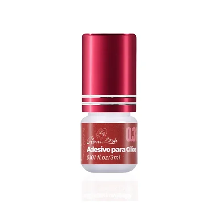 COLA ADESIVO PARA CILIOS 0,3 SEGUNDOS 3ML - GLAMLASH