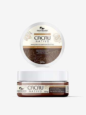 MÁSCARA DERMARE CHOCOLATE CACAU NATIVO 120g