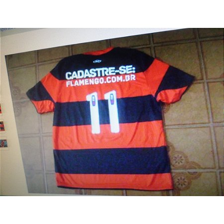 Camisa flamengo rubro negra jogo número 11 tamanho G