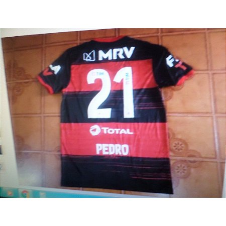 Camisa flamengo rubro negra jogo brasileiro número 21 tamanho M
