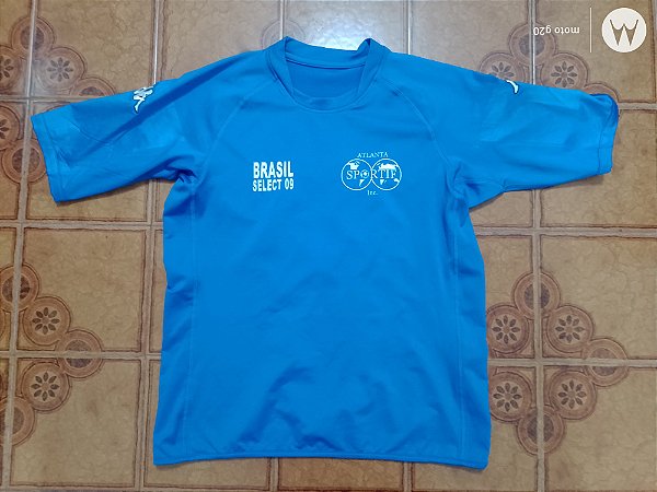 Camisa Brasil azul jogo selecta 09 tamanho G