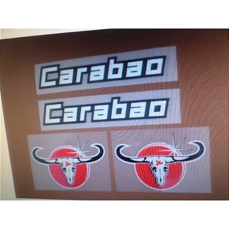 PATROCÍNIO  CARABAO  KIT   PRA  CAMISA FLAMENGO