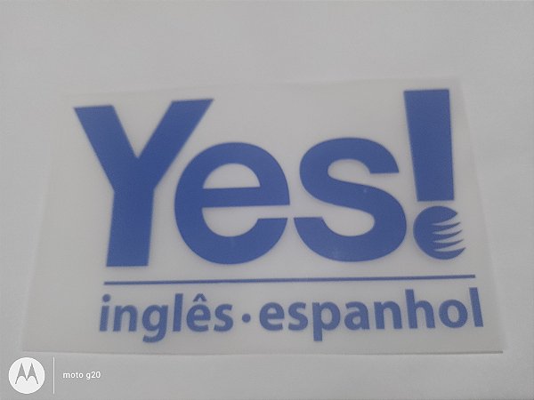 Patrocínio YES Azul Pra camisa do flamengo tamanho único