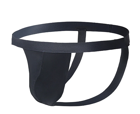 Cueca jockstrap sexy suporte atletico com faixa aberta