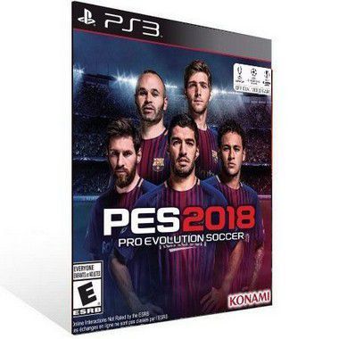 PES 18 - PS3 PSN MÍDIA DIGITAL