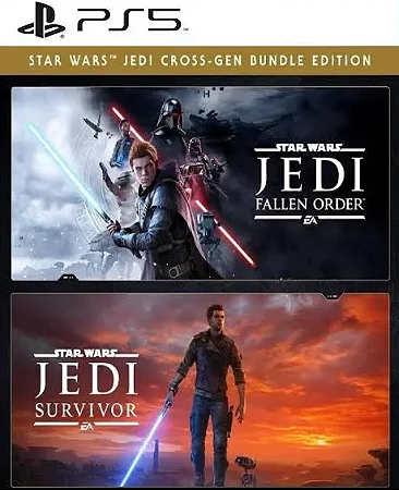 Edição do Pacote Entre Gerações de STAR WARS™ Jedi PS5 Midia Digital