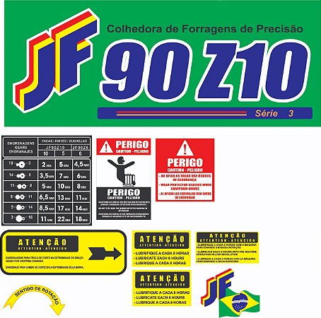 KIT ADESIVOS JF 90 Z10 SERIE 3