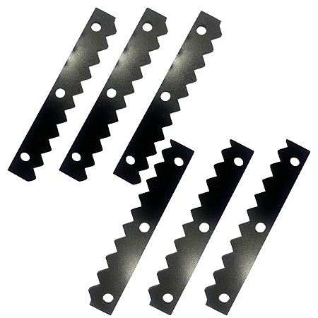 JOGO DE PALETAS DENTADAS DO ROLO RECOLHEDOR MAX-4 / MAX-5 / MAX-10