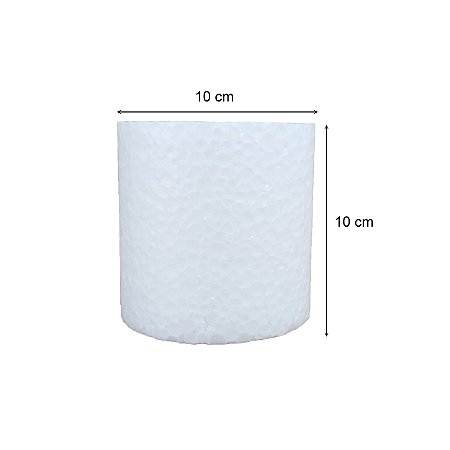 Base Redonda Isopor Bolo Fake 10Cm x 10Cm Para Decoração