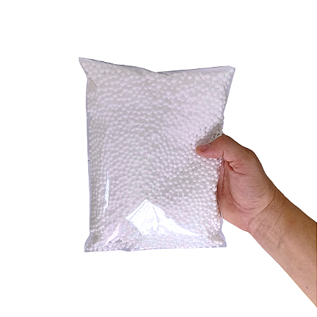 Pérola De Isopor 1 Lt EPS 3 a 5 MM Enchimento Puff Artesanato