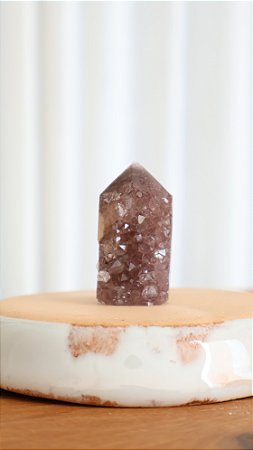 Ponta de Ametista Rosa - 4,5 a 5 cm