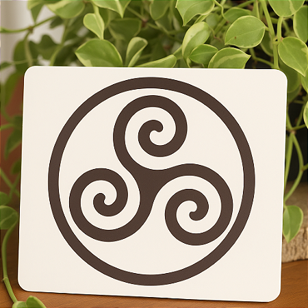 Mandala Triskle - Placa de PVC