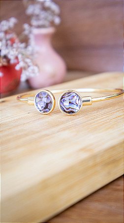 Pulseira Folheada a Ouro - Abalone
