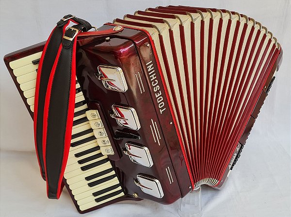 Acordeon 120 baixos todeschini artist 4 linda